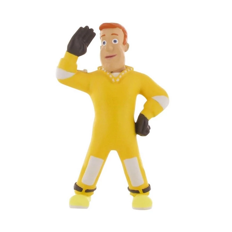 Sam a tűzoltó Sam figura 8 cm - bevetési ruhában