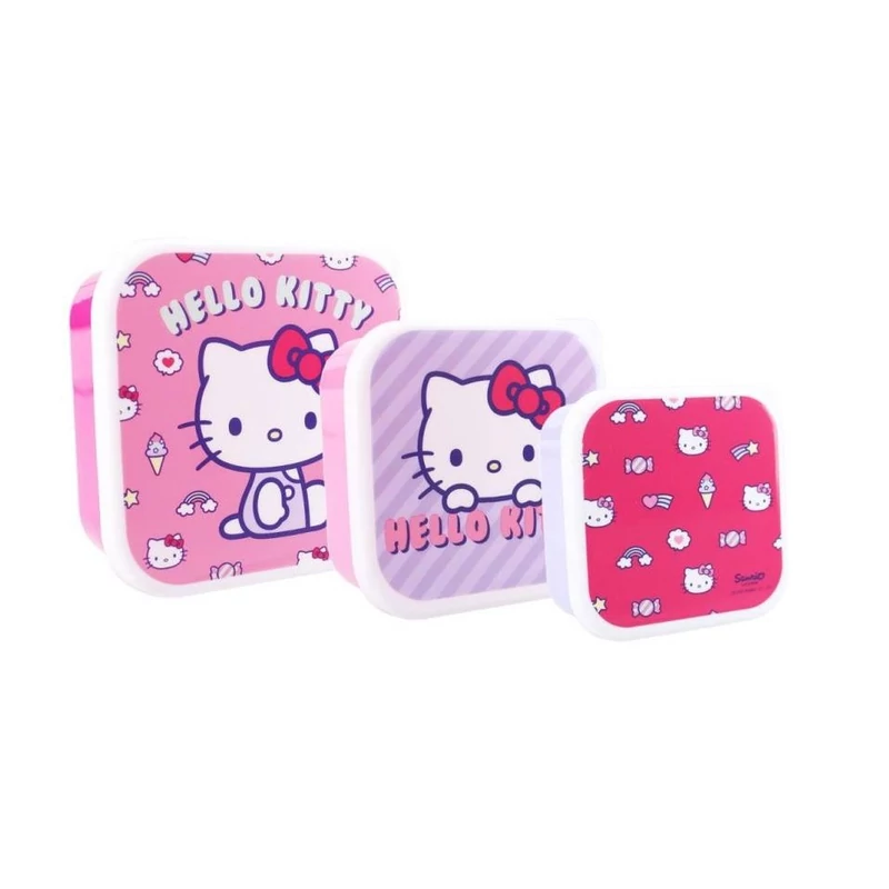 Hello Kitty uzsonnás doboz szett