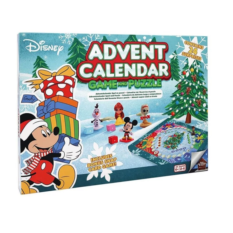 Disney nagy adventi kalendárium - társasjáték és puzzle is egyben 