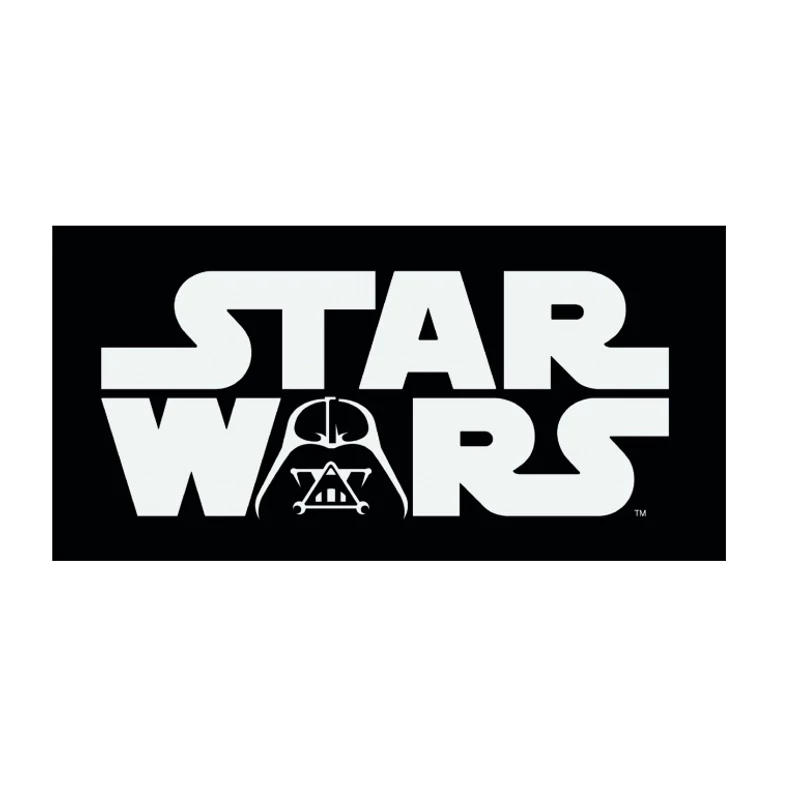 Star Wars törölköző - Star Wars és Darth Vader logókkal
