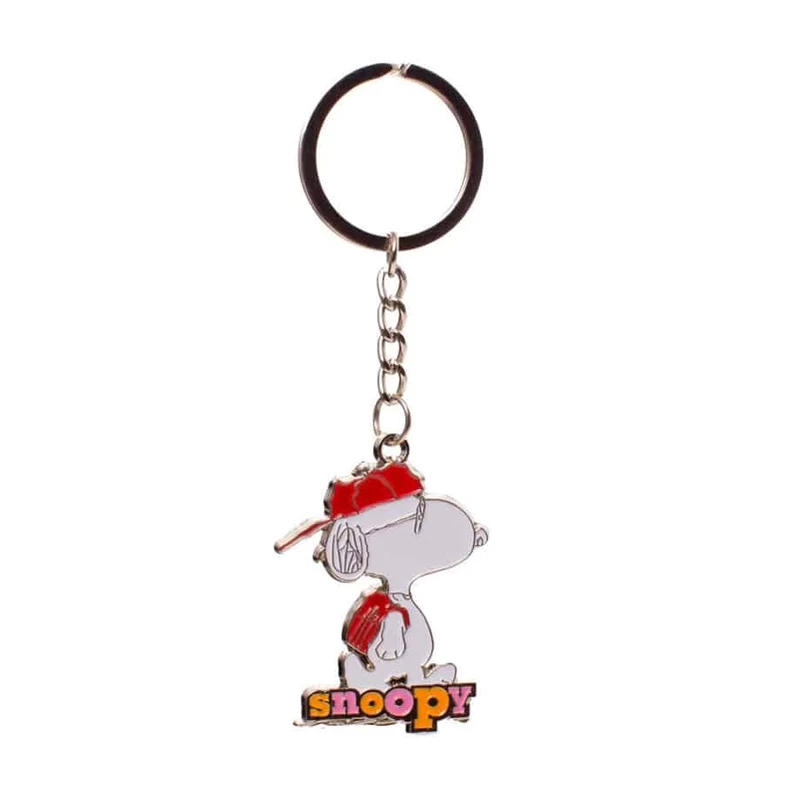 Snoopy kulcstartó - tartós fémből