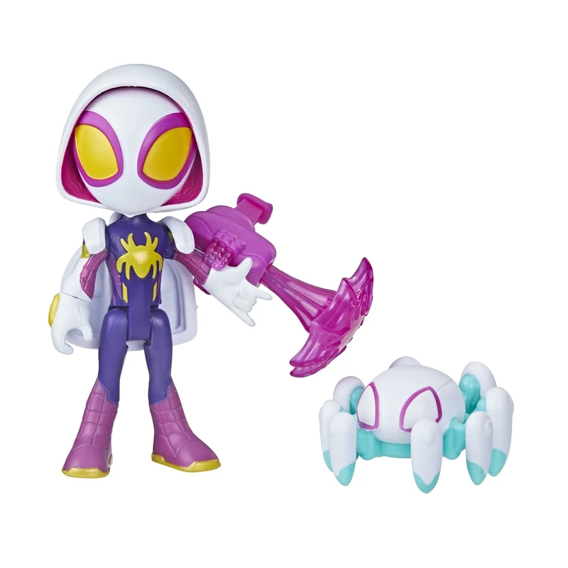 Pókember figura szett - Ghost Spider hálóvető