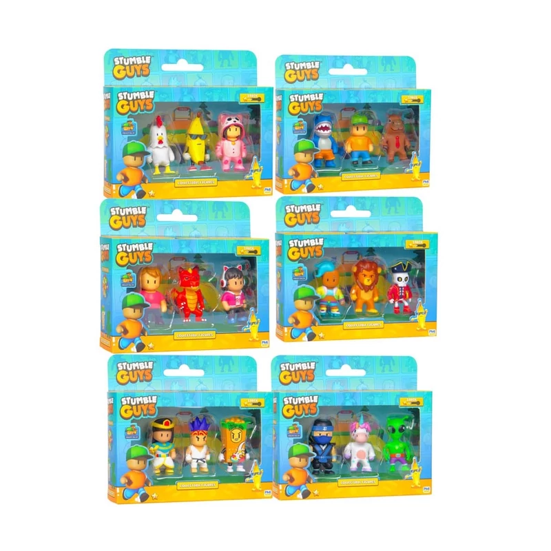 Stumble Guys figura szett - többféle - 1 db