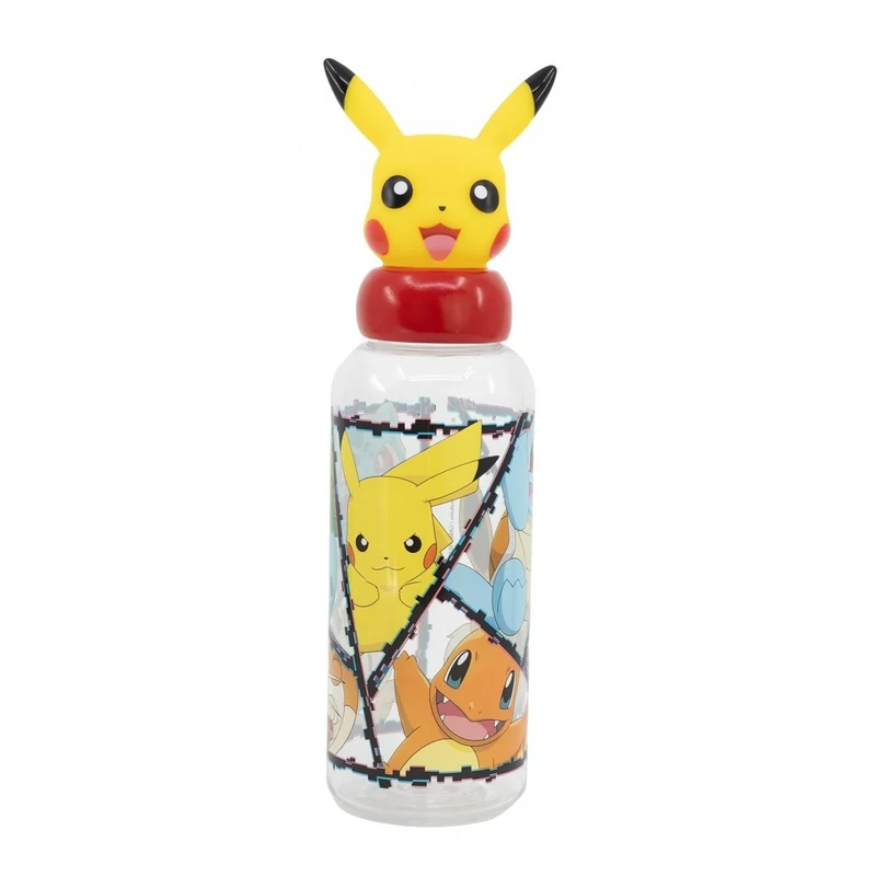 Pokémon kulacs Pikachu figurával - mint a moziban