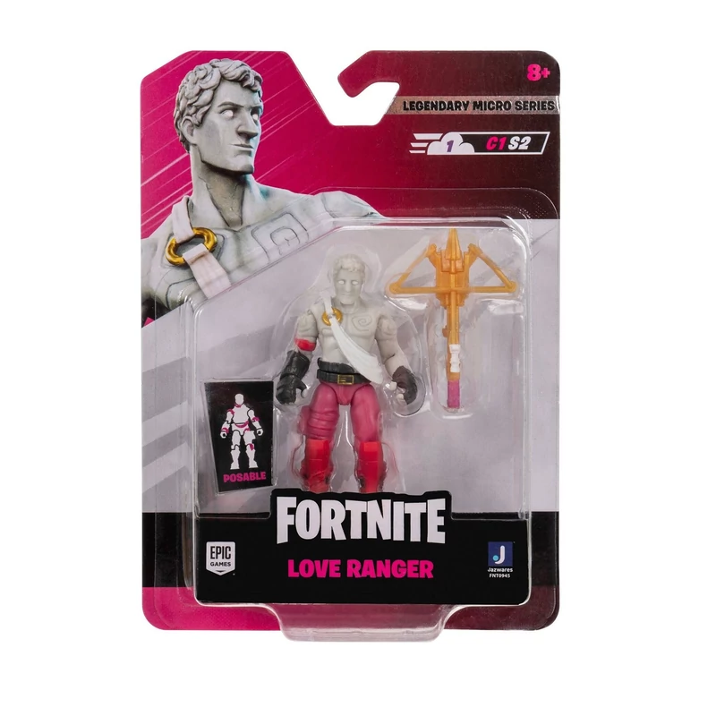 Fortnite figura fegyverrel 9 cm - Love Ranger