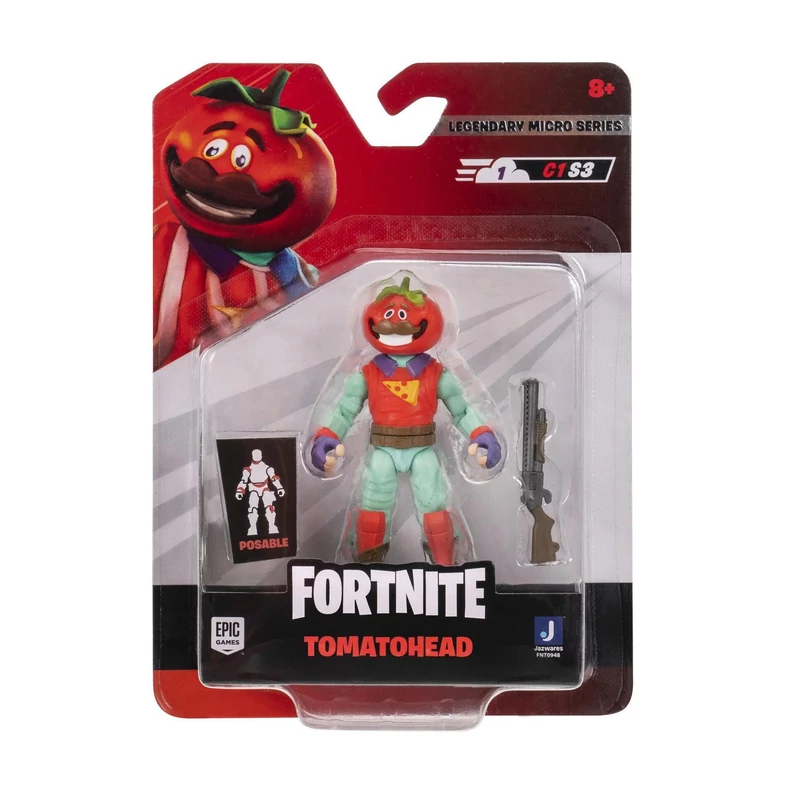 Fortnite figura fegyverrel 9 cm - Tomatohead