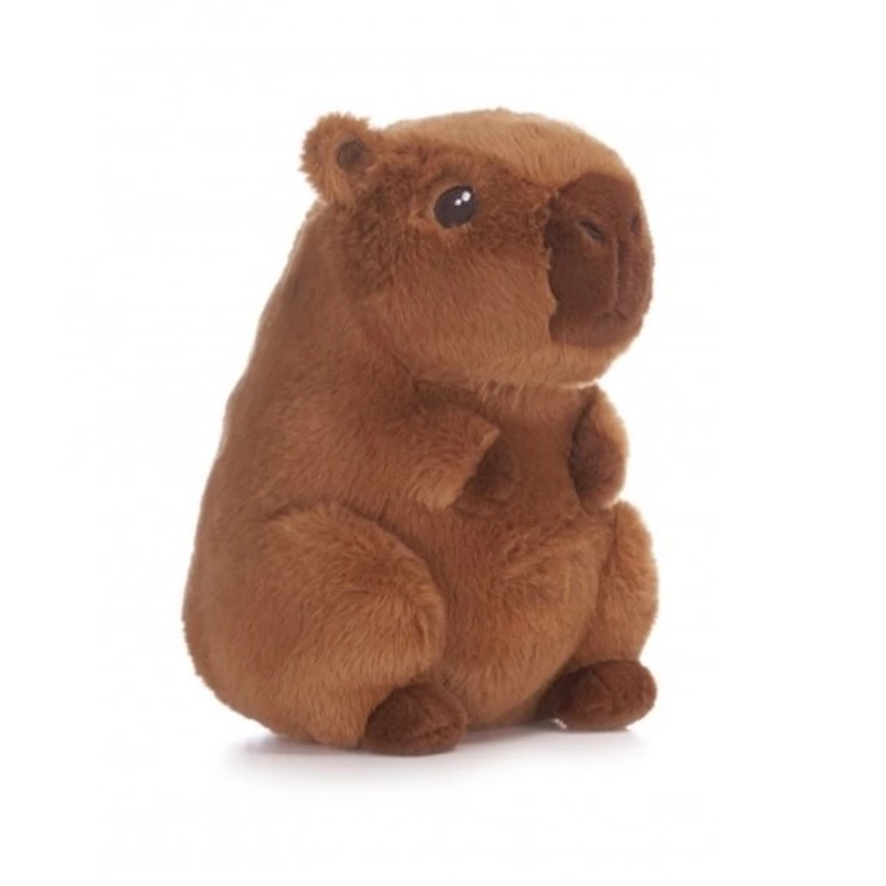 Capybara plüssfigura 23 cm - sötétbarna