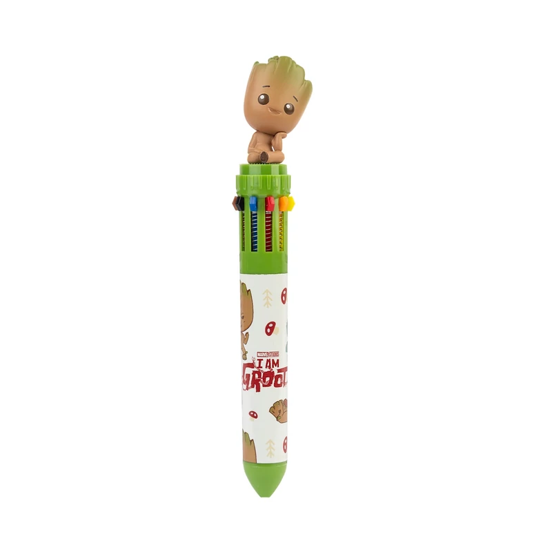 Groot golyóstoll 10 színnel és figurával
