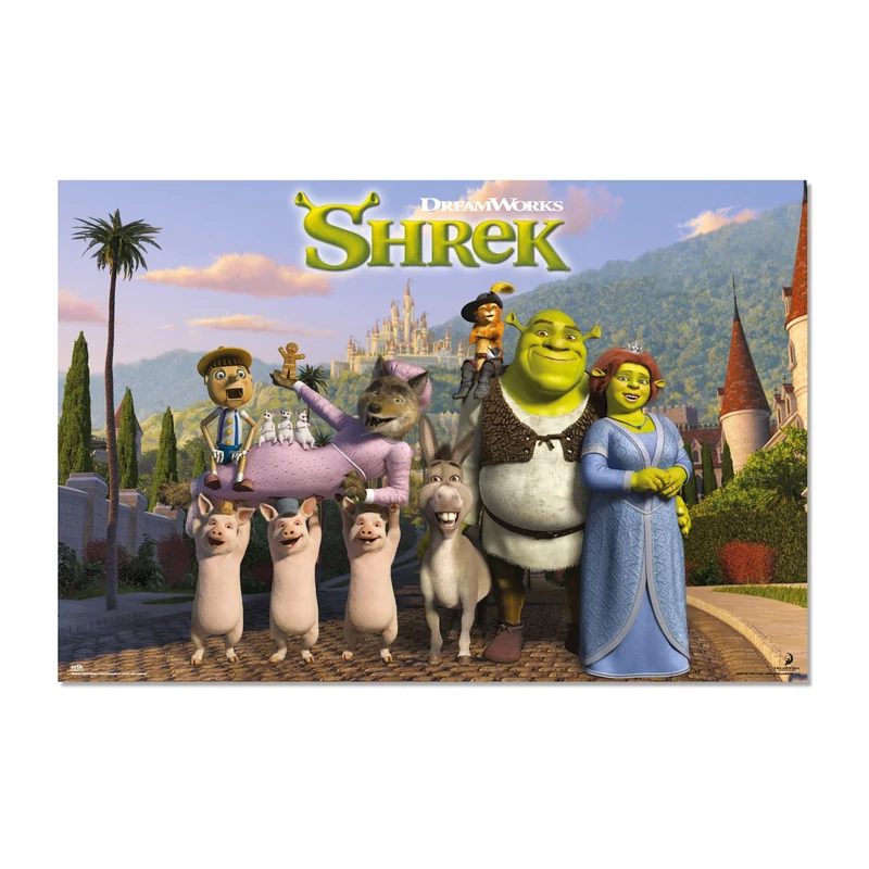 Shrek poszter - nagy méret  - mint a mozikban