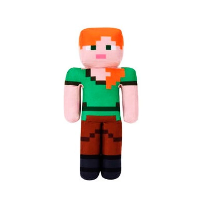 Alex plüssfigura 36 cm - Minecraft - puha plüssös kivitelezés