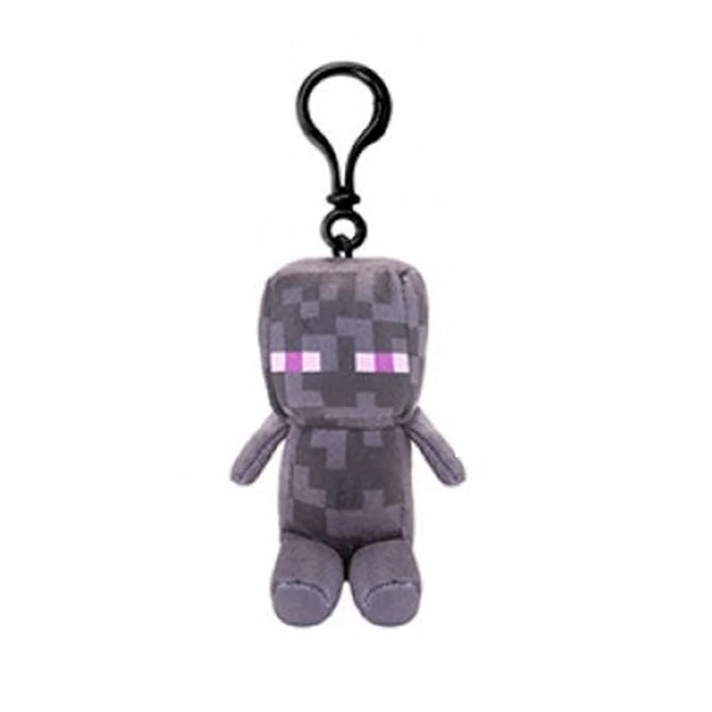 Enderman plüssfigura 15 cm - Minecraft  - karabínerrel