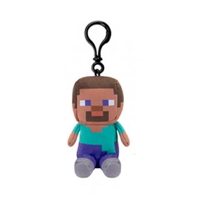 Steve plüssfigura 15 cm - Minecraft  - karabinerrel