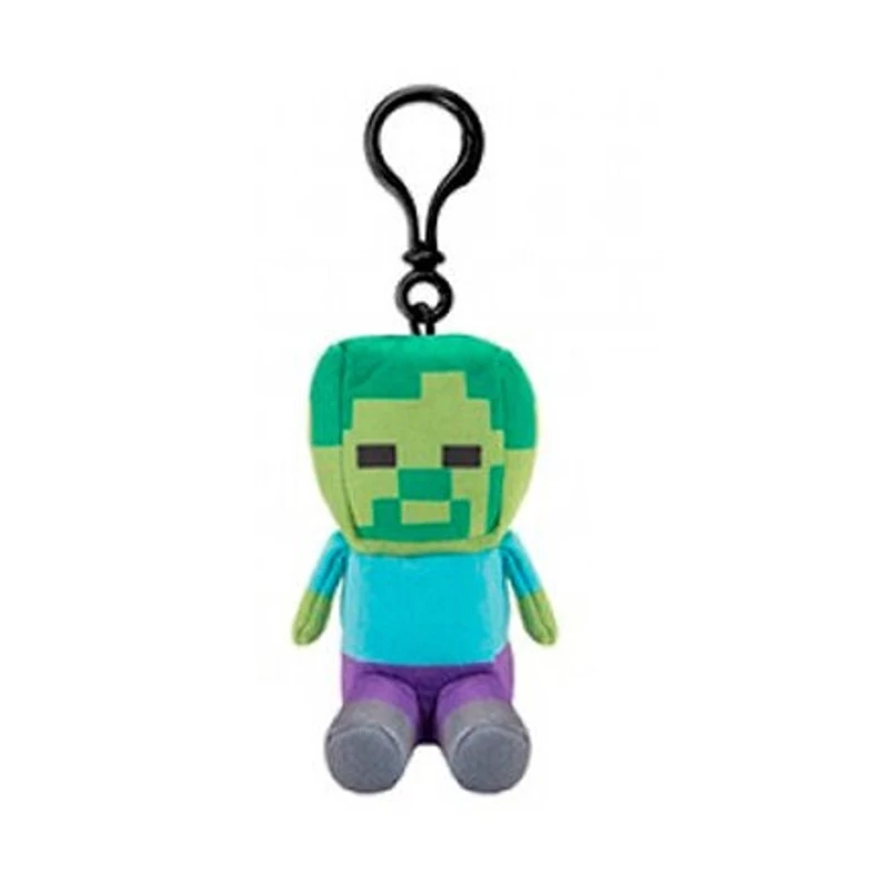 Zombie plüssfigura 15 cm - Minecraft  - karabinerrel