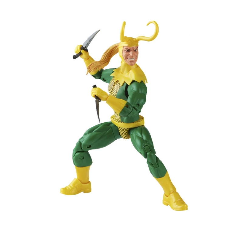 Loki figura 18 cm kiegészítőkkel - MARVEL retro kiadás