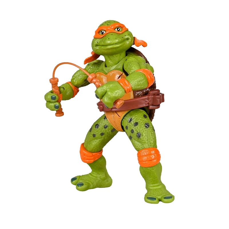 Michelangelo figura 14 cm kiegészítőkkel - Tininindzsa Teknőcök film - prémium kivitelezés