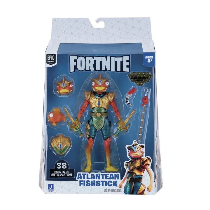 Fortnite  figura szett kiegészítőkkel 15 cm - Fortnite figura