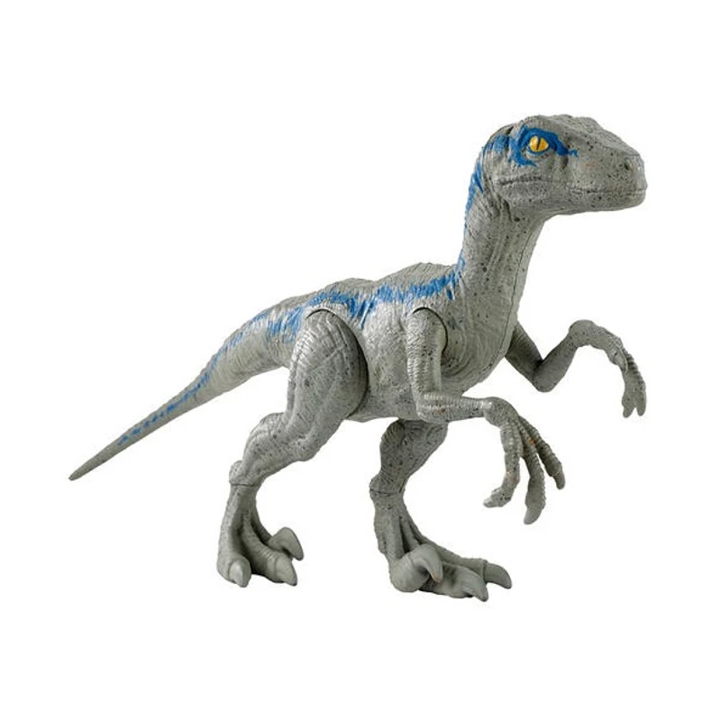 Jurassic World figura 26 cm - Kék Velociraptor