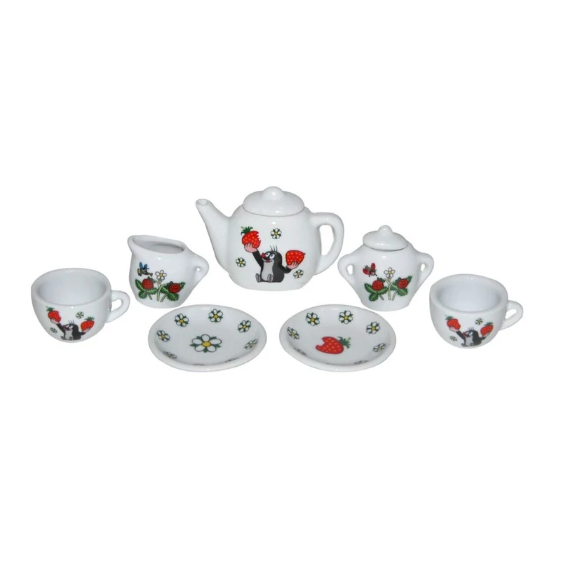 Kisvakond porcelán teáskészlet - mini méret