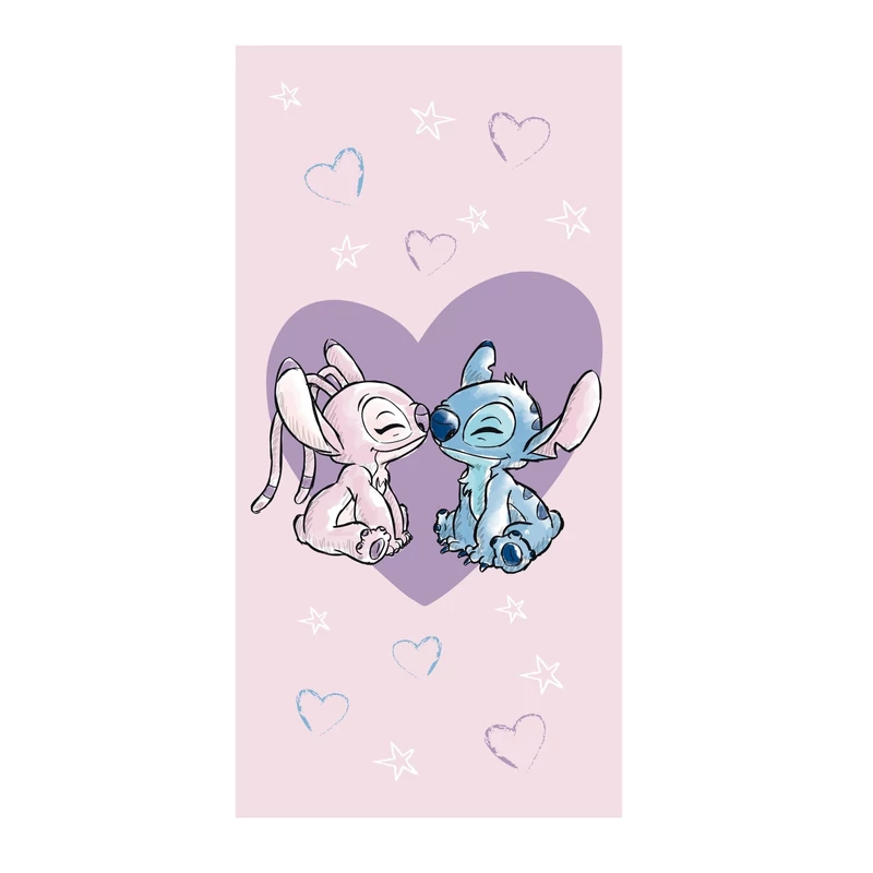 Stitch törölköző - Angel és Stitch szerelme