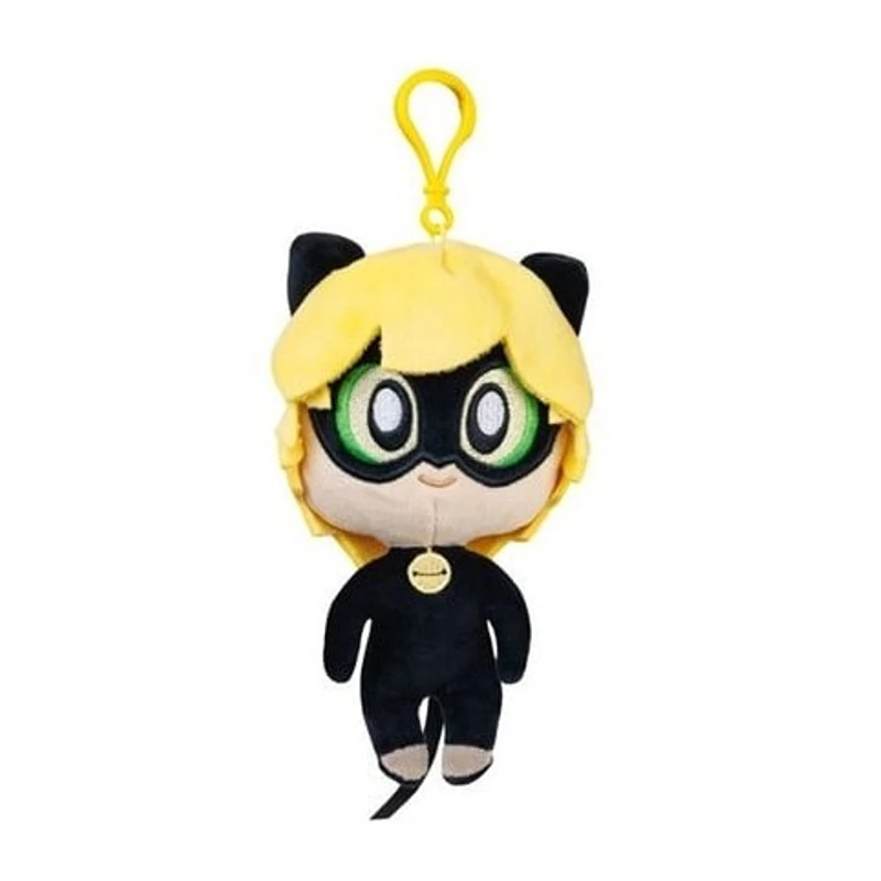 Miraculous plüssfigura 15 cm - karabinerrel - Feketemacska