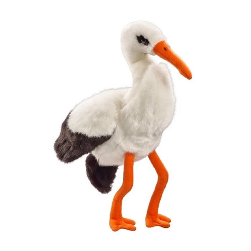 Gólya plüssfigura 22 cm 