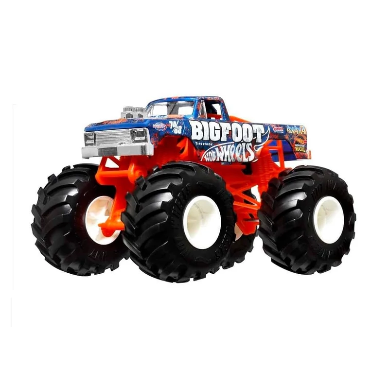 Monster Trucks jármű 20 cm fémből - 4x4x4 BigFoot - Hot Wheels
