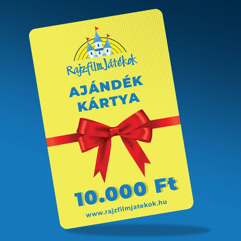 RajzfilmJátékok játékbolt ajándékutalvány - 10.000 Ft 