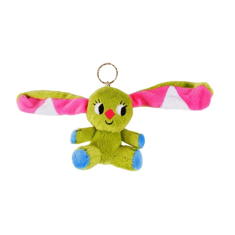 Kockásfülű nyúl kulcstartó 9 cm