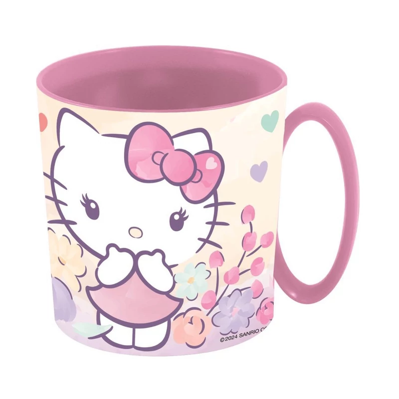 Hello Kitty bögre - műanyag