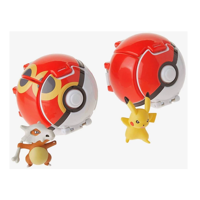 Pokémon figura szett - Pikachu több kiegésztővel és Poké labdával