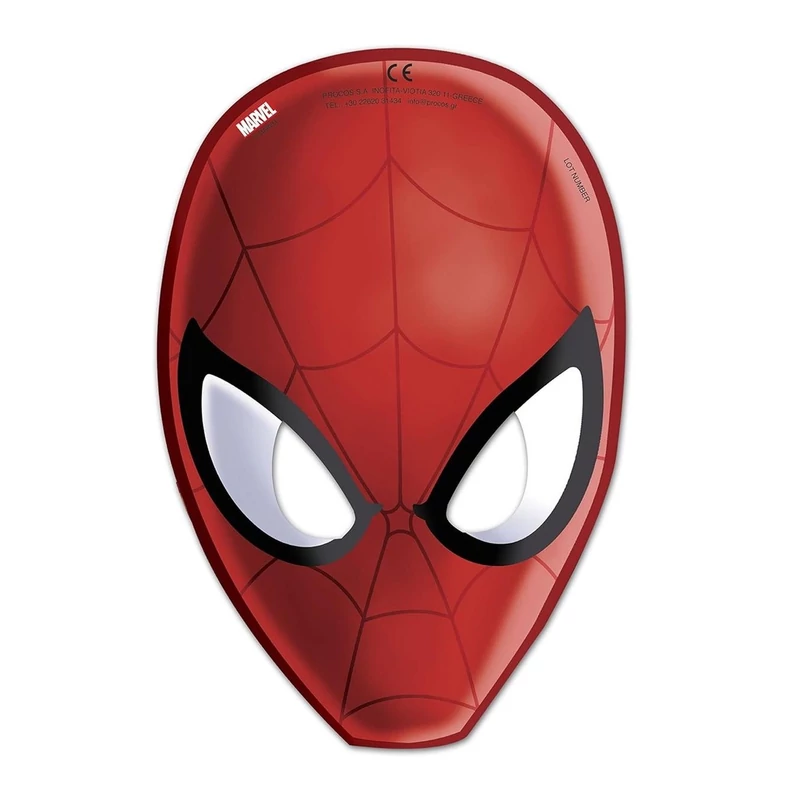 Marvel Pókember 6 db - os papírmaszk szett - Spiderman maszk