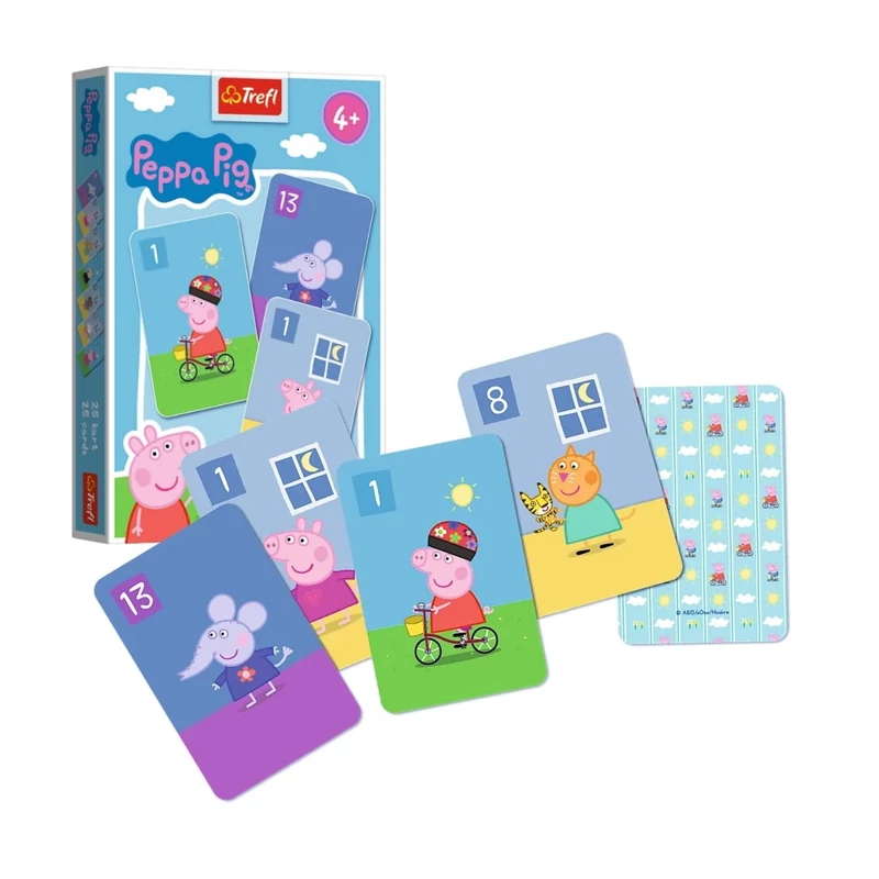 Peppa Malac kártya szett - Fekete Péter és memória