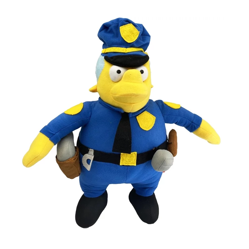 Simpson Család Wiggum plüssfigura 44 cm - rendőrfőnök