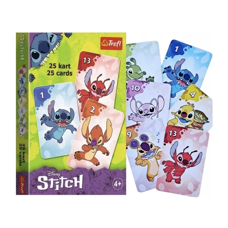 Stitch kártya szett - Fekete Péter és memória