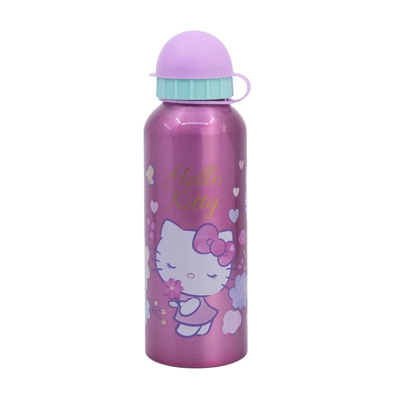 Hello Kitty kulacs - tartós fém kialakítás
