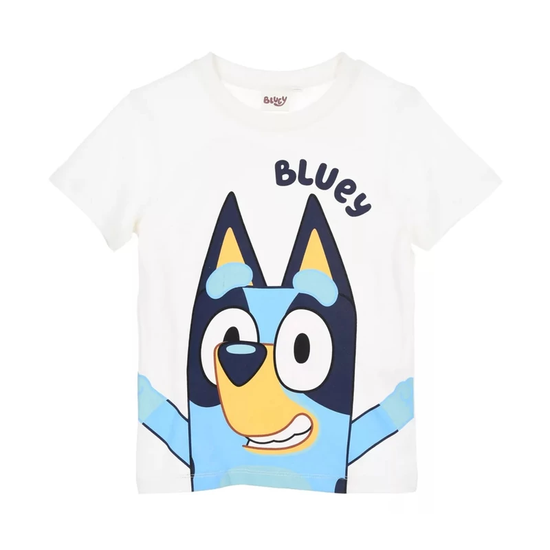 Bluey póló gyermekeknek - 98-as méret - fehér színben