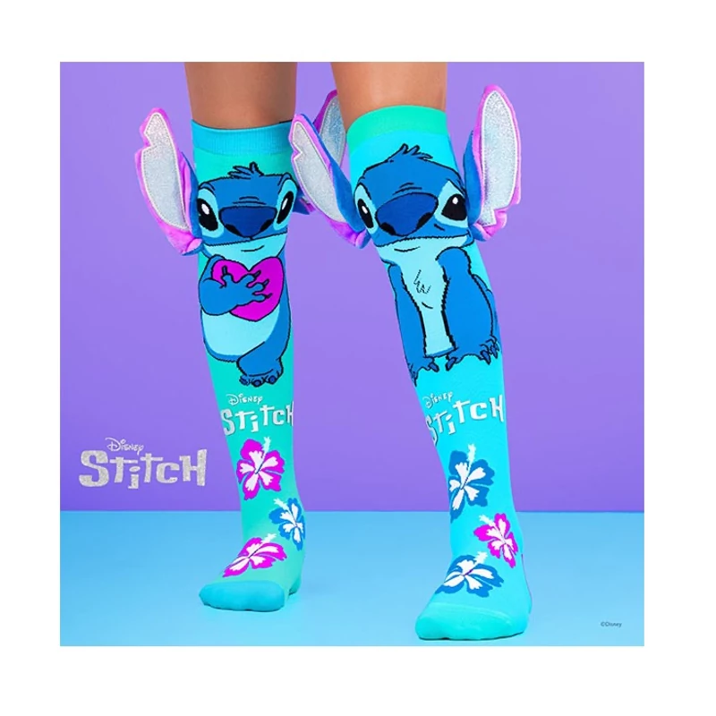 Stitch lila térdzokni - exkluzív kiadás - 6 és 99 éves kor között tökéletes választás! 
