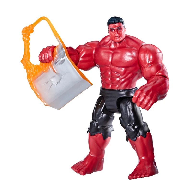 Piros Hulk figura 12 cm - mozgatható