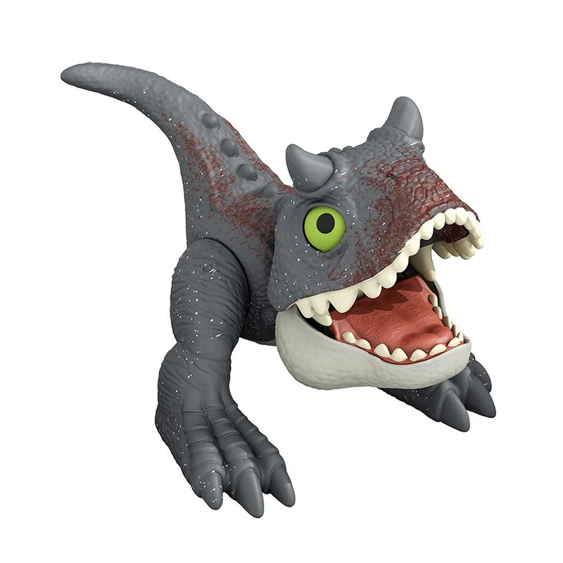 Carnotaurus figura 7 cm - Jurassic World - nyomd le a fejét és &amp;quot;életre kel&amp;quot;