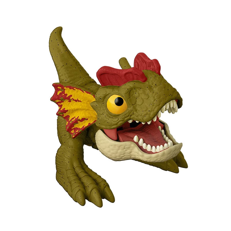 Dilophosaurus figura 7 cm - Jurassic World - nyomd le a fejét és &amp;quot;életre kel&amp;quot;
