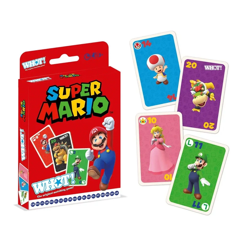 Super Mario kártya szett - színre szín, számra szám - Whot!