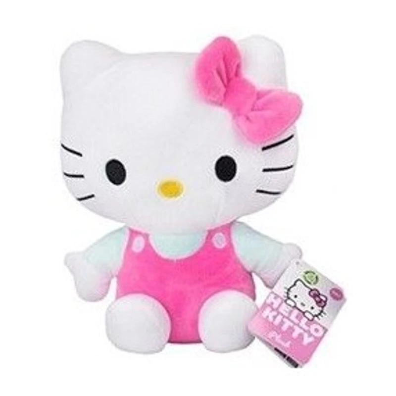 Hello Kitty plüssfigura 23 cm - élénk rózsaszín