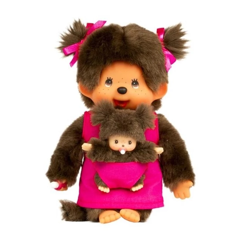 Moncsicsi plüssfigura szett 20 cm - Anyuka a kisbabájával