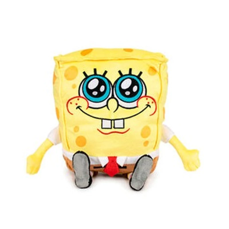 SpongyaBob plüssfigura 28 cm - két foggal mosolyog