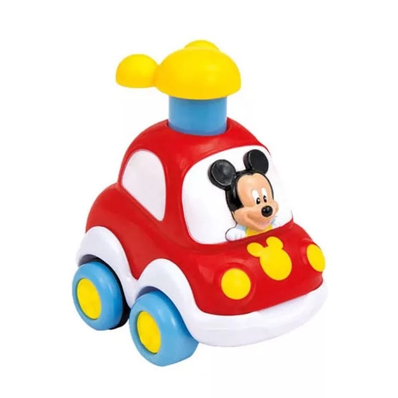 Mickey egér kisautó 10 cm - nyomd le a tetejét és gurul