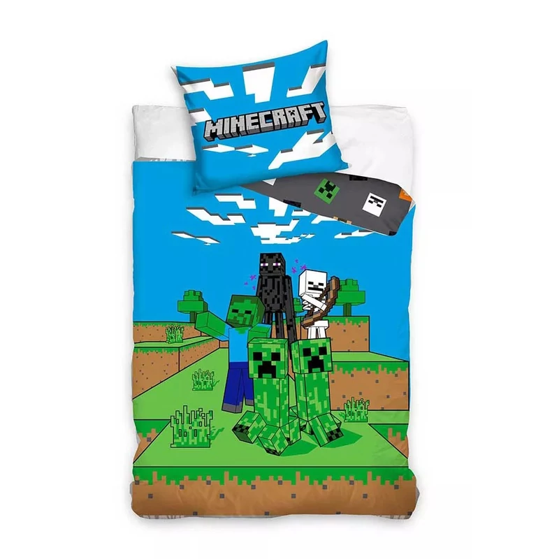 Minecraft ágyneműhuzat szett - Creeper