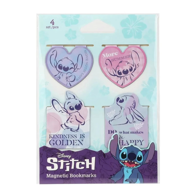 Stitch mágneses könyvjelző - 4 db