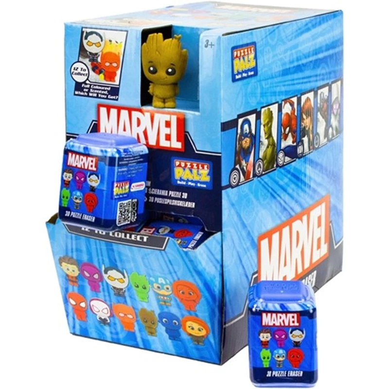 Marvel 3D illatos radír -Puzzle Eraser - vegyes kb 4 × 6 cm
