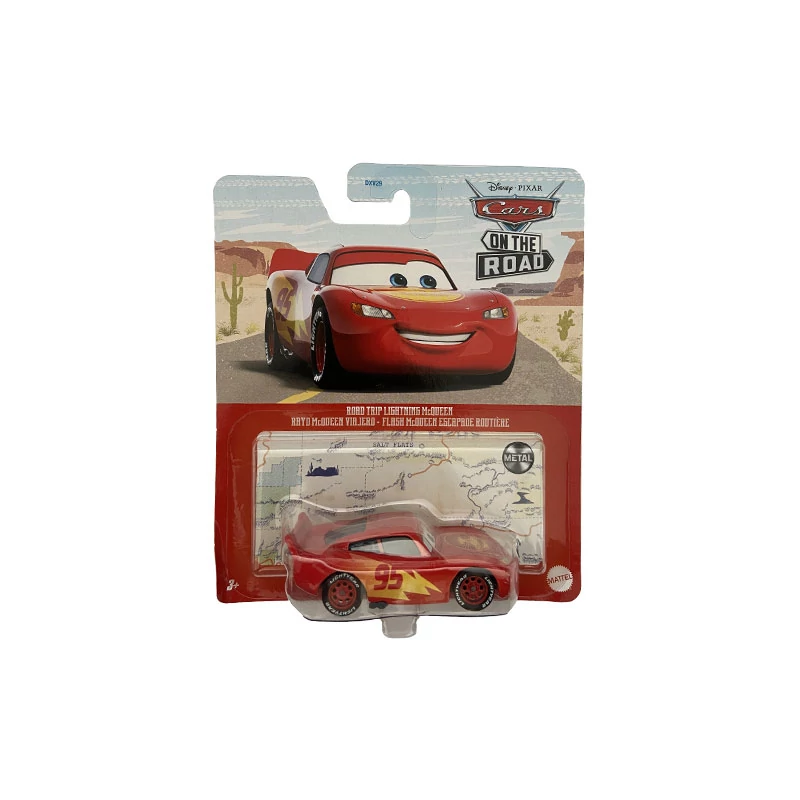 Verdák 3: Országúti kaland Villám McQueen fém karakter kisautó 1/55 - Mattel