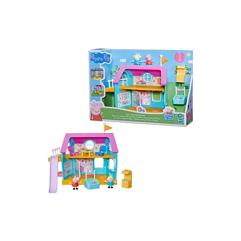 Peppa malac játszóház Peppa malac + 2 db F3556 Hasbro figura